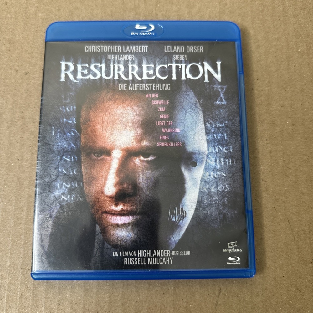 Resurrection Die Auferstehung 1999 Christopher Lambert Blu-ray German Import